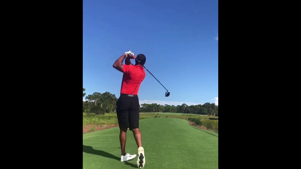 何度見ても飽きない！　タイガーウッズ（Tiger Woods）ゴルフ後方スイング　スロー動画あり