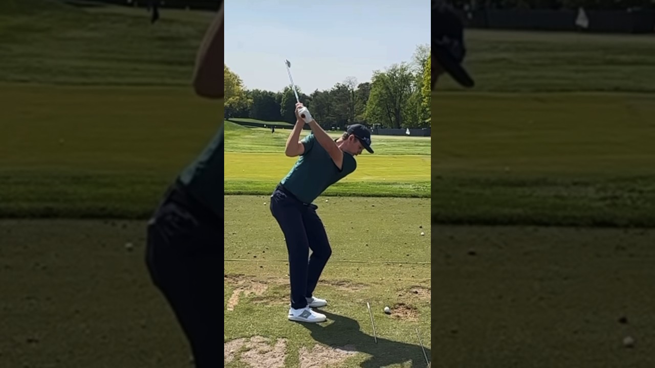 Justin rose dtl iron #golf #golfswing #youtubeshorts #follow #golfer #2023 #subscribe #trending #new