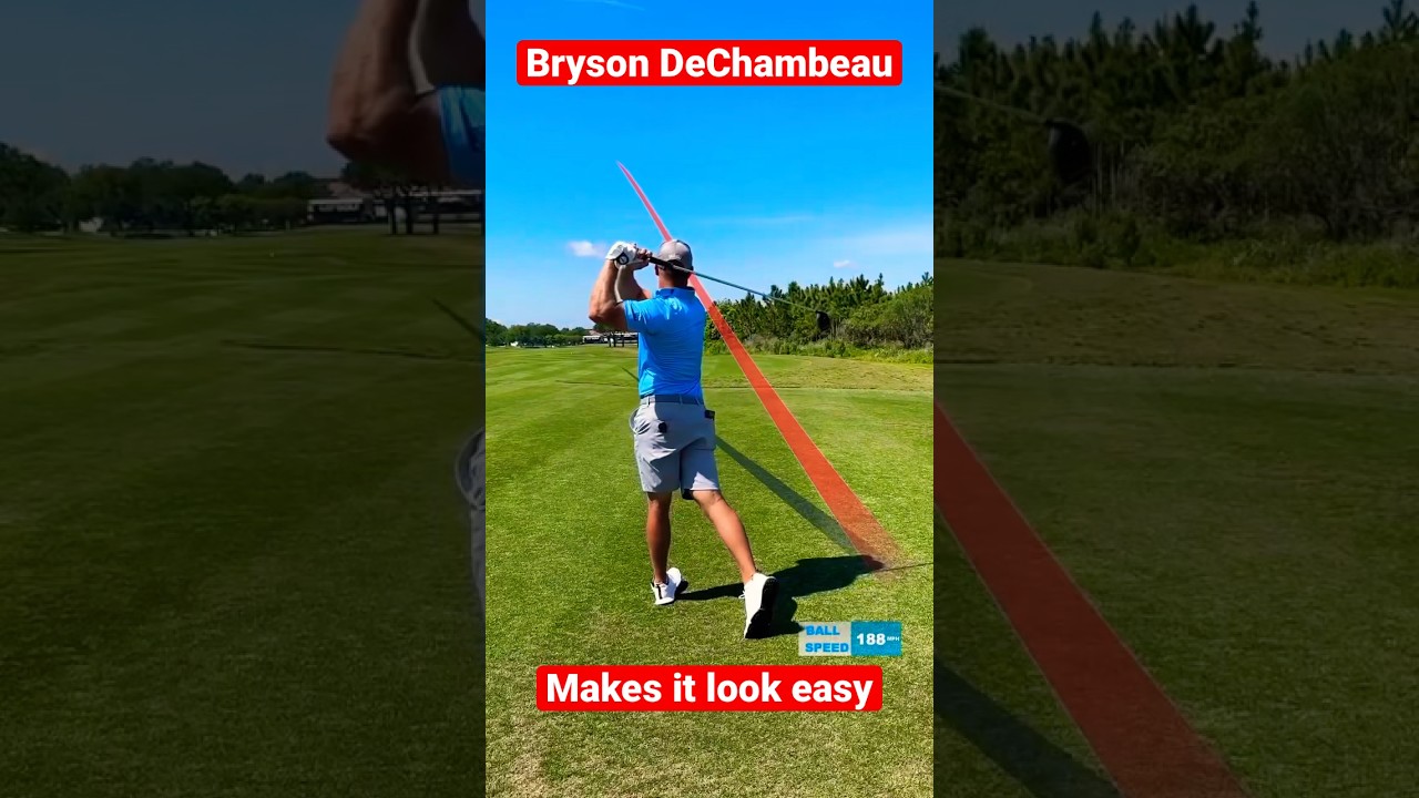 Bryson DeChambeau makes it look easy! @baldrichdech