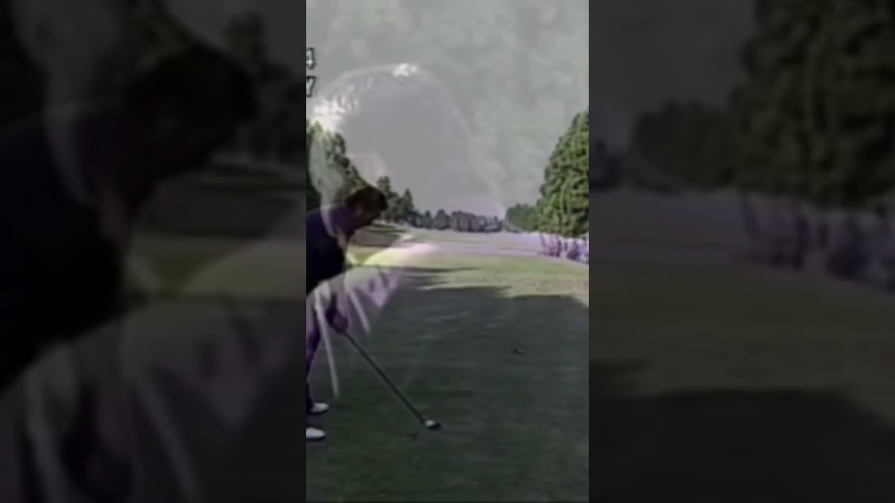 ジャンボ尾崎プロの2番アイアンでのティーショット✨ #golf #ゴルフ #ゴルフスイング #ジャンボ尾崎 #アイアンショット