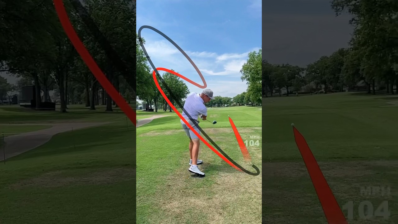 Bryson DeChambeau golf swing on Shot Tracer app🔥
