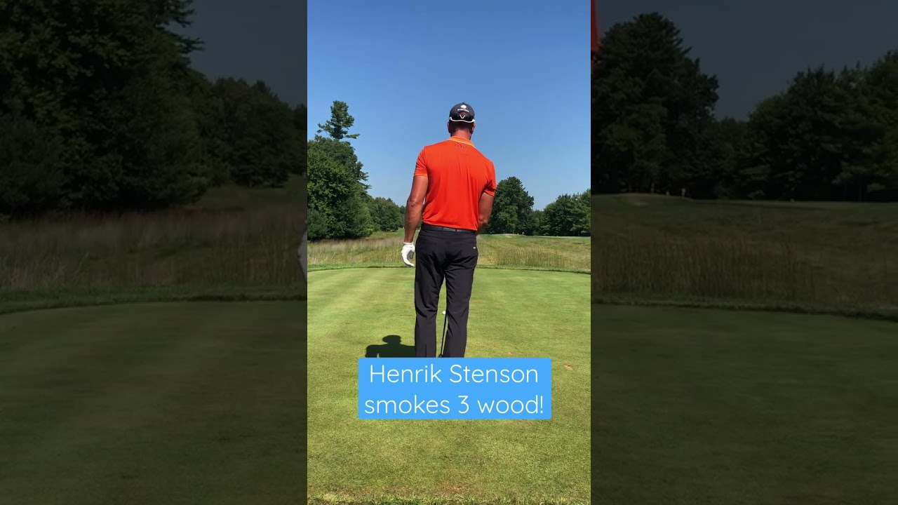Henrik Stenson smokes 3 wood! #golf #pgatour #shorts
