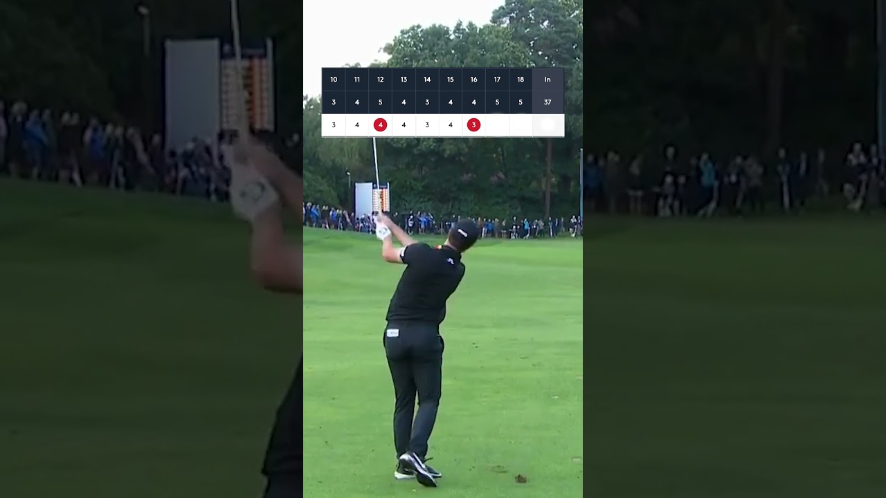 Viktor Hovland's EAGLE & birdies! 🦅