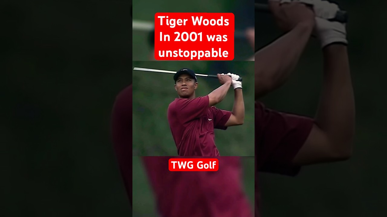 Tiger Woods in Sunday red back in 2001 was unstoppable. 13k subscribers video up,link in description