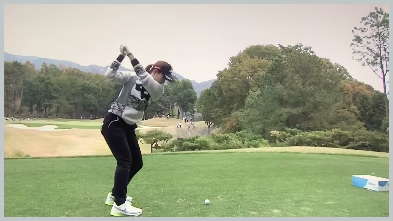 【ゴルフ】 西村優菜　スイング