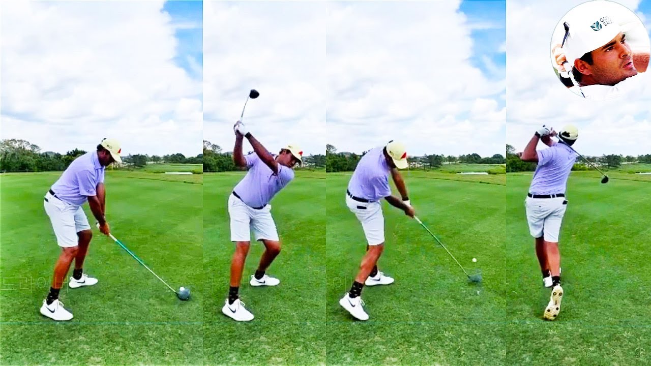 エウヘニオ・チャカラ EUGENIO CHACARRA プロゴルファー DRIVER SHOT SLOW MOTION !!!