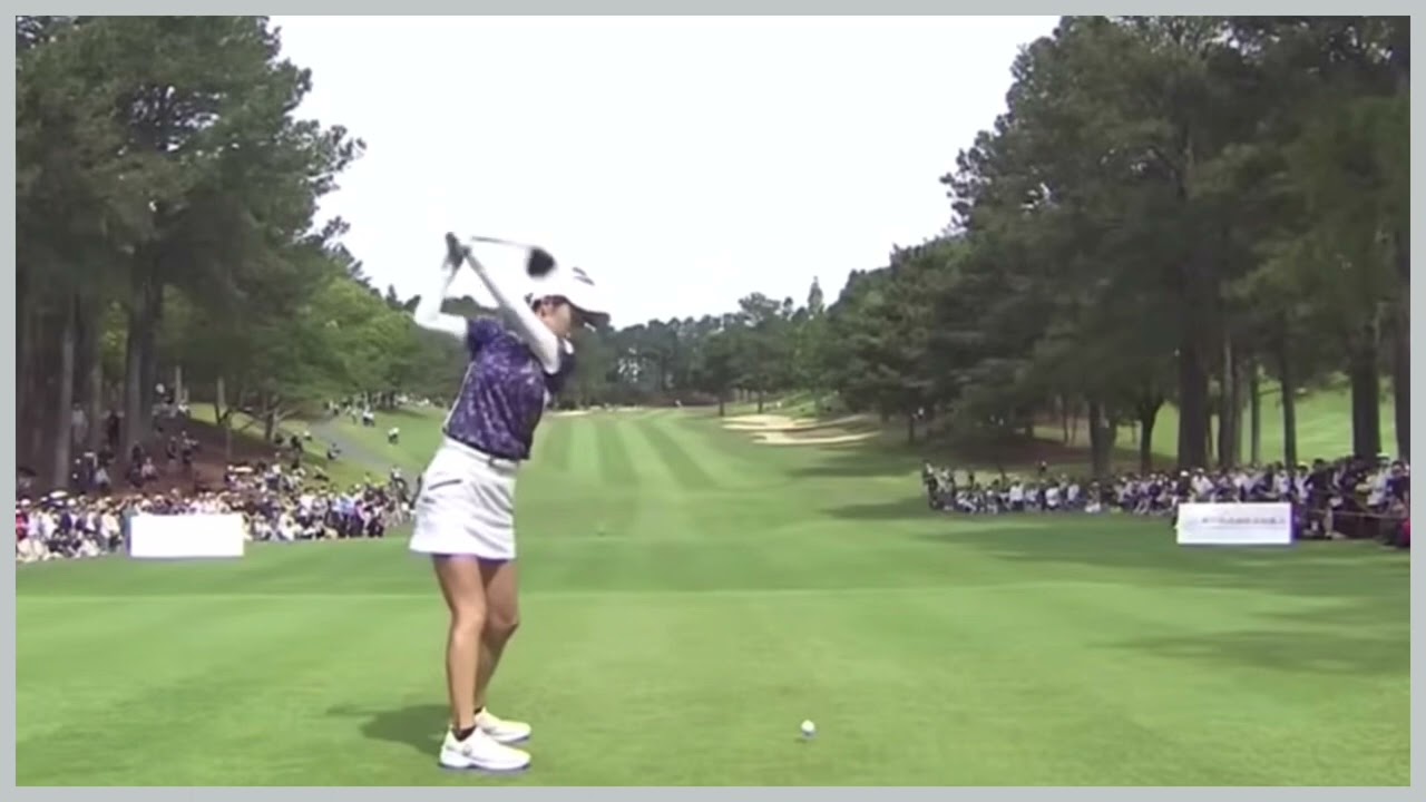 【ゴルフ】 安田祐香　スイング