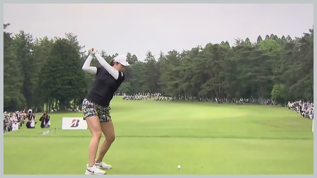 【ゴルフ】 大里桃子　スイング