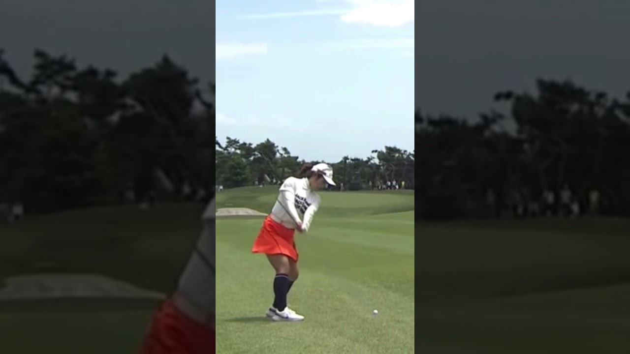 【ゴルフ】 佐久間朱莉　スイング