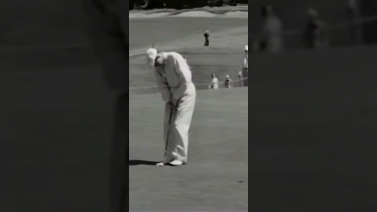 貴重映像✨グリーン上でウェッジでカップイン😳小技の名手ポールラニアン‼️ #golf #ウェッジ