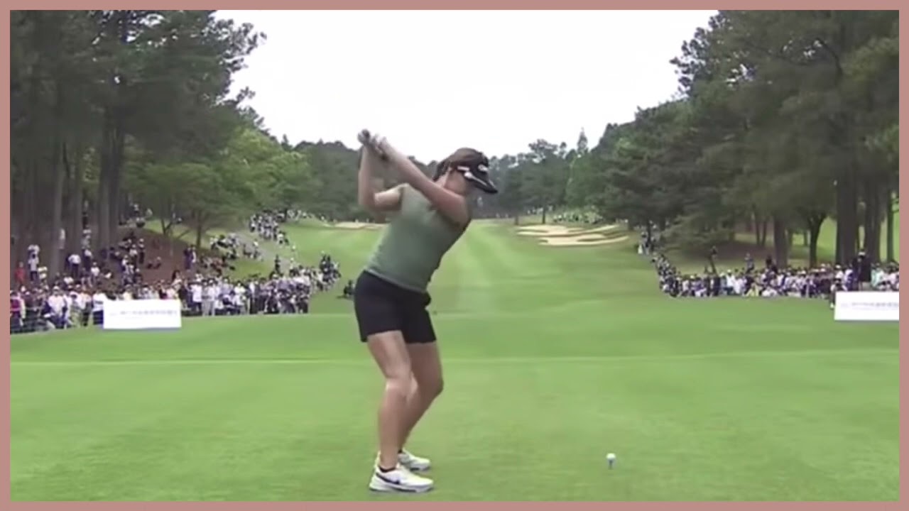 【ゴルフ】 脇元華　スイング