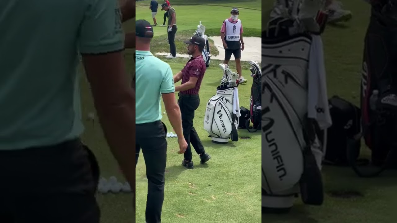 Abraham Ancer & Henrik Stenson LIV GOLF INVITATIONAL Bedminster, NJ #shorts #livgolf #zachriddlegolf