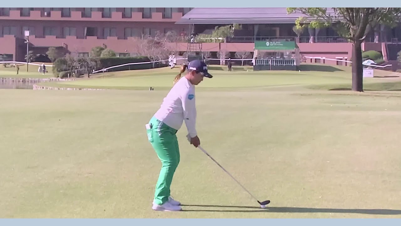 鈴木愛 ゴルフ スイング