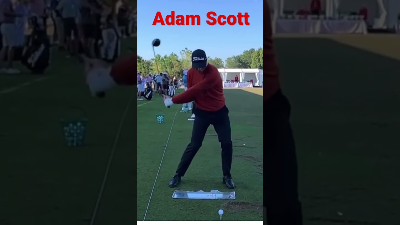 Adam Scott Slow Motion Driver Swing