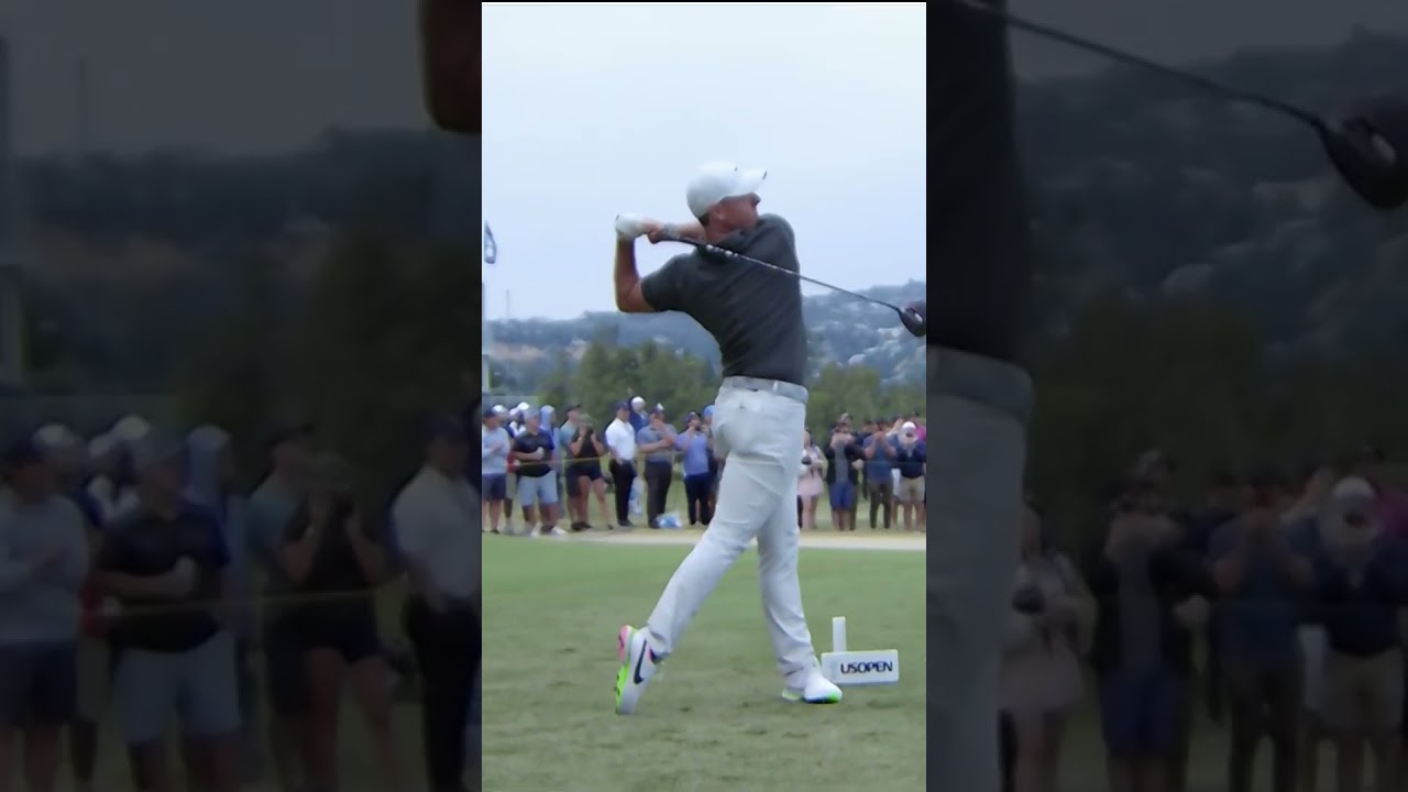 Rory McIlroy's swing in slow motion is a thing of beauty 🏌️‍♂️ #USOpen