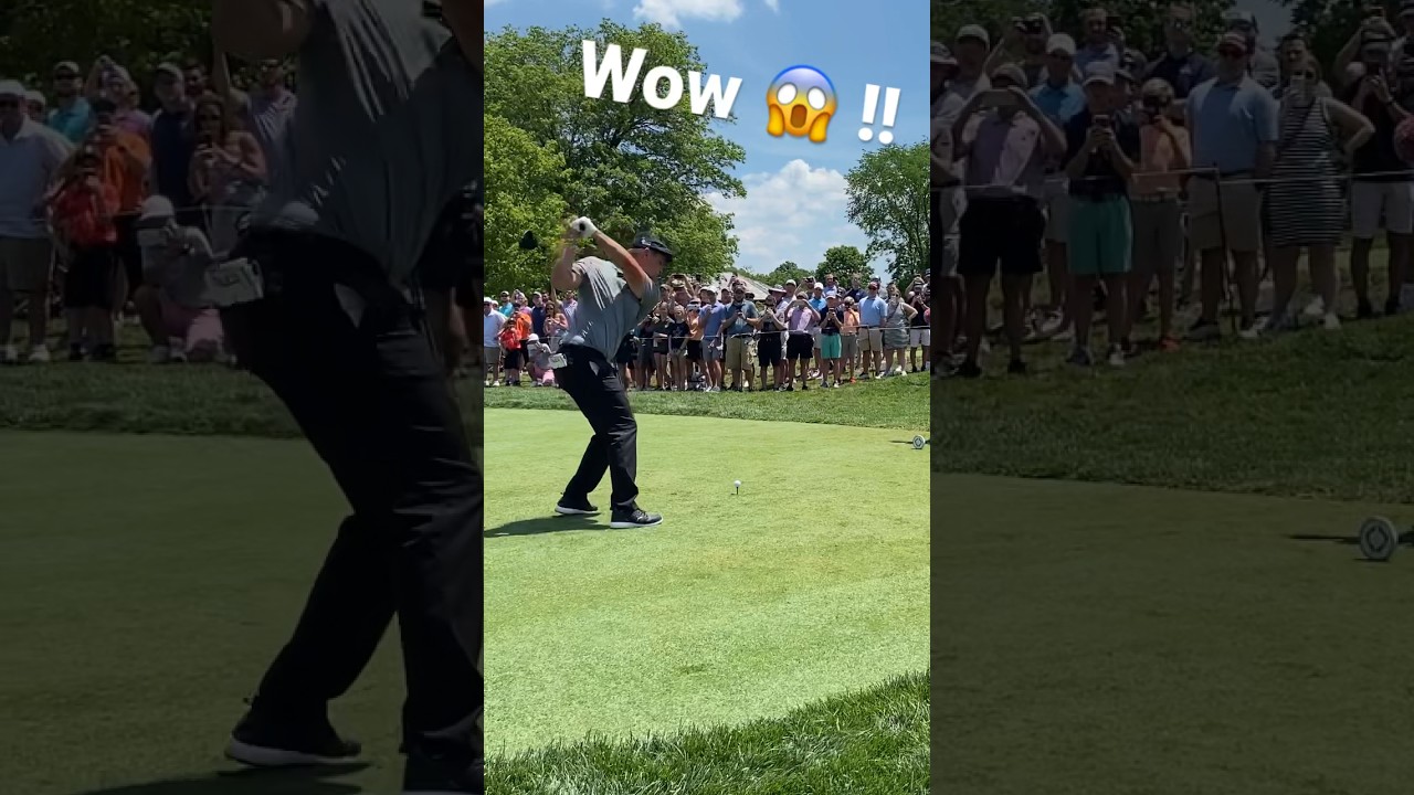 Bryson Dechambeau DESTROYS golf ball!