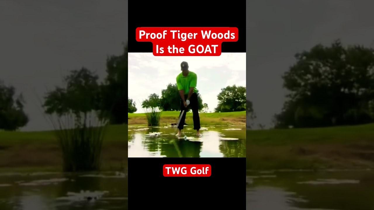 Tiger Woods is the GOAT. 😆