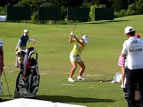有村　智恵プロ　chie arimura スイング　スーパースロー　フェアウェイウッド