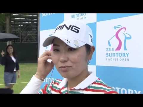 【公式】宮里藍 サントリーレディスオープンゴルフトーナメント2018＜比嘉真美子選手/第2日･3位タイ＞