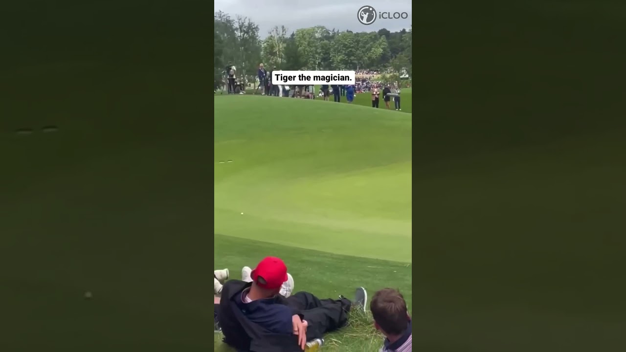 タイガーウッズはマジシャンか?  （チャンネル登録すると素晴らしい映像がもっと早くみられます。）