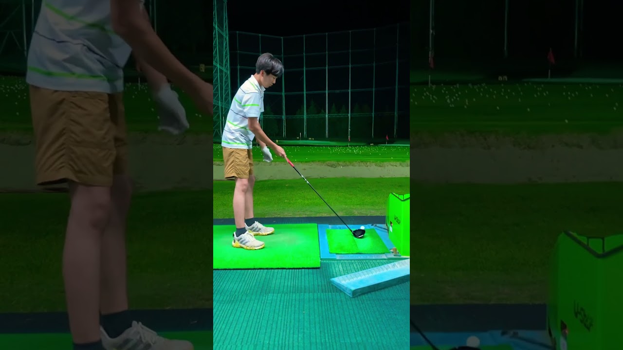 タイガーウッズドライバーショット＝僕のショット？！#tigerwoods #shorts #short