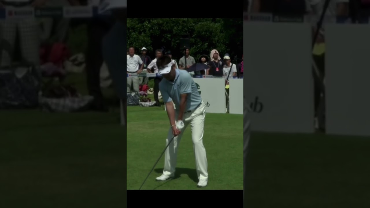 永久シードプレイヤーは仕草がカッコいい🤩尾崎直道プロ✨ #golf #ゴルフ #ゴルフスイング #ドライバーショット
