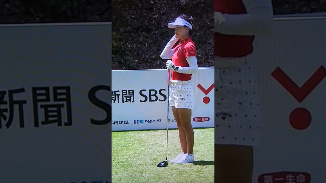藤田光里  ユピテル静岡新聞 #shorts #golf