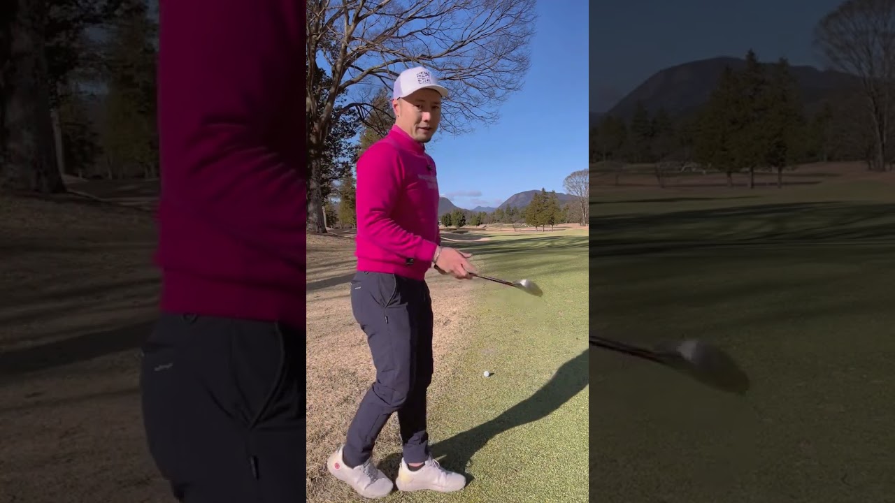 パー5のセカンド目の前に木の枝が迫り出している時の対処法