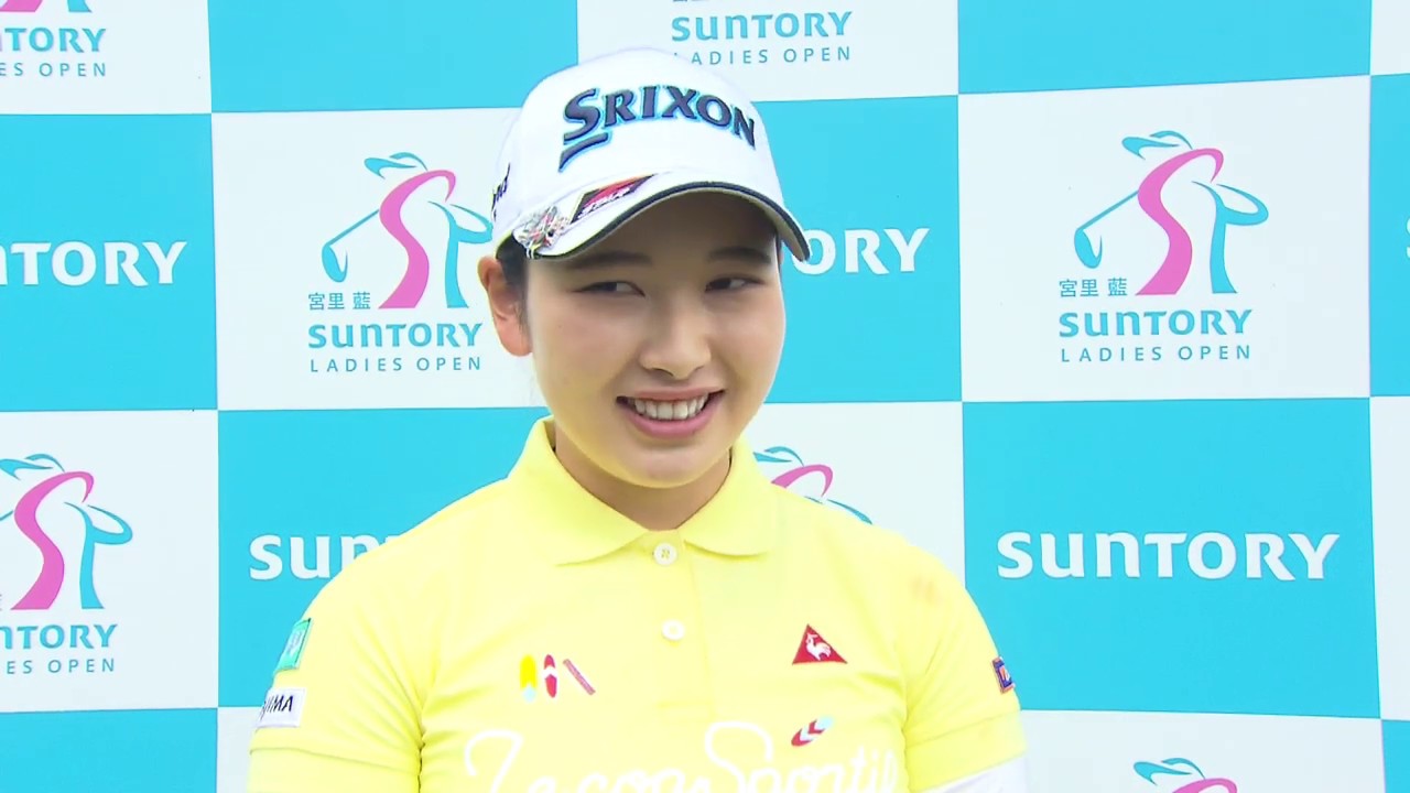 【フジテレビ公式】宮里藍サントリーレディスオープンゴルフトーナメント2019＜小祝さくら選手インタビュー･第2日／8位タイ＞