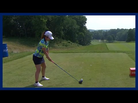 世界ランキング17"古江彩夏"パーフェクトボディターンスイングモーション＆スローモーション, Ayaka Furue Perfect Body Turn Swing motion 2023