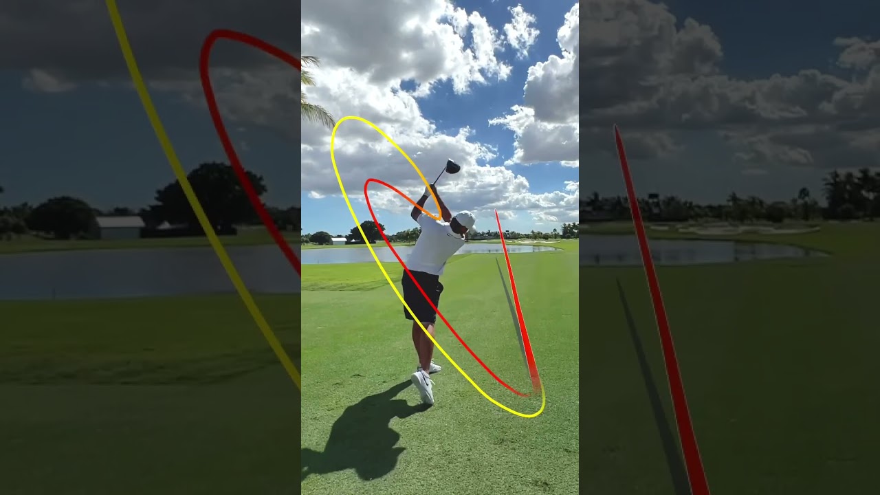 Brooks Koepka’s 🔥🏌️‍♂️ slow motion Golf Swing 👏 on Shot Tracer app ⛳️