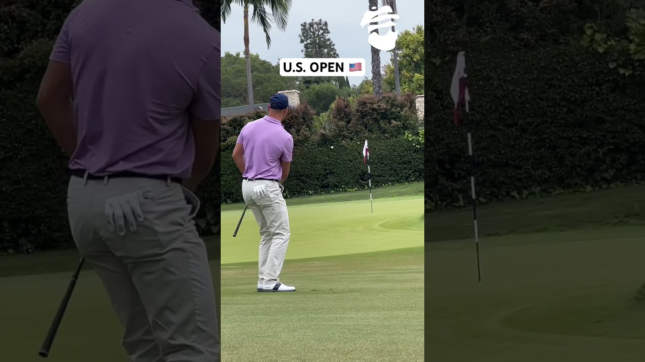 What a chip from Martin Kaymer.👀 #losangeles #golfcourse