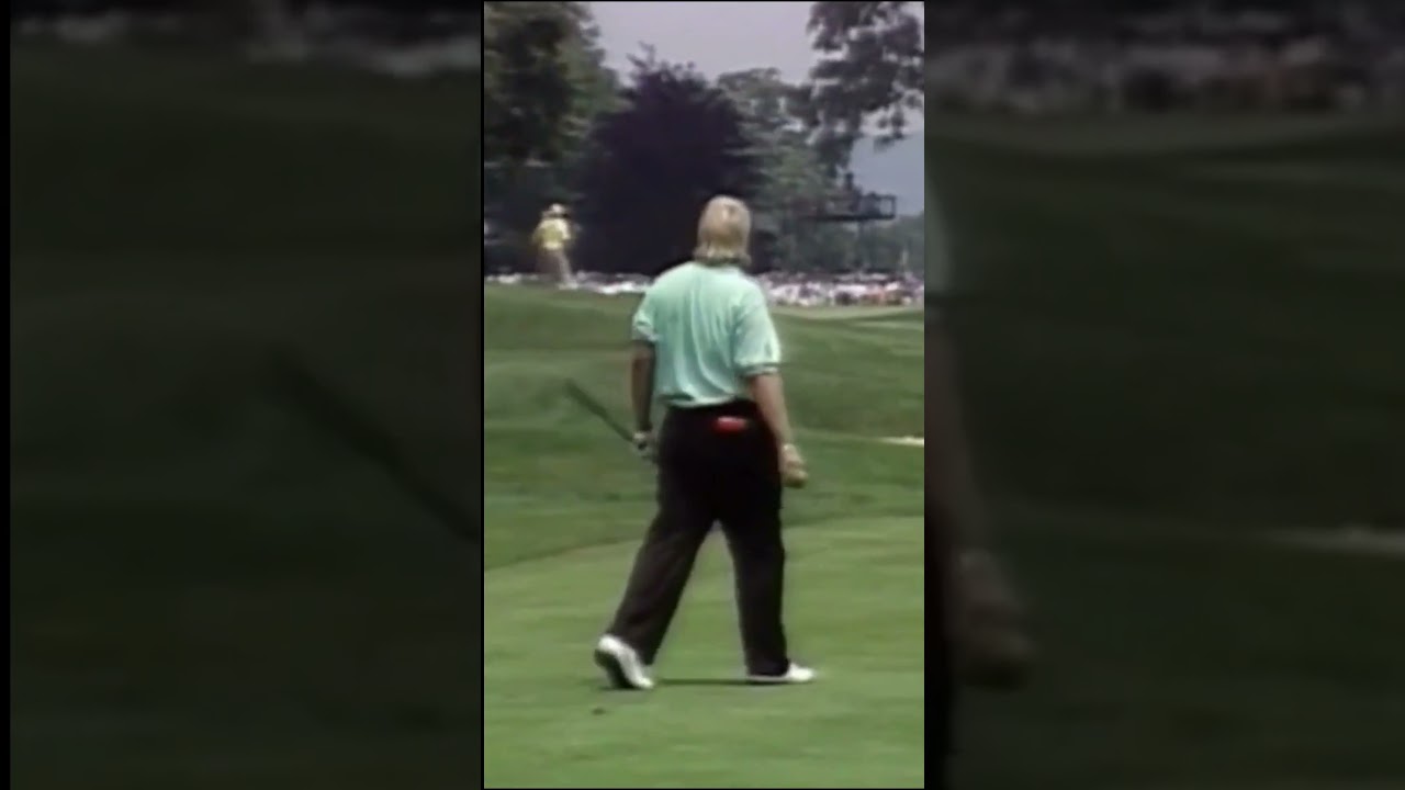 PGA Golfer John Daly Reaches a Par 5 in 2 at the 1993 U.S. Open #shorts #shortsvideo #golf