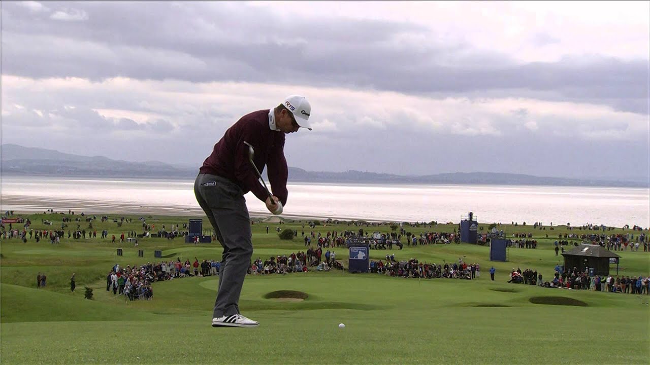 Justin Rose - slow motion golf swing - iron fairway