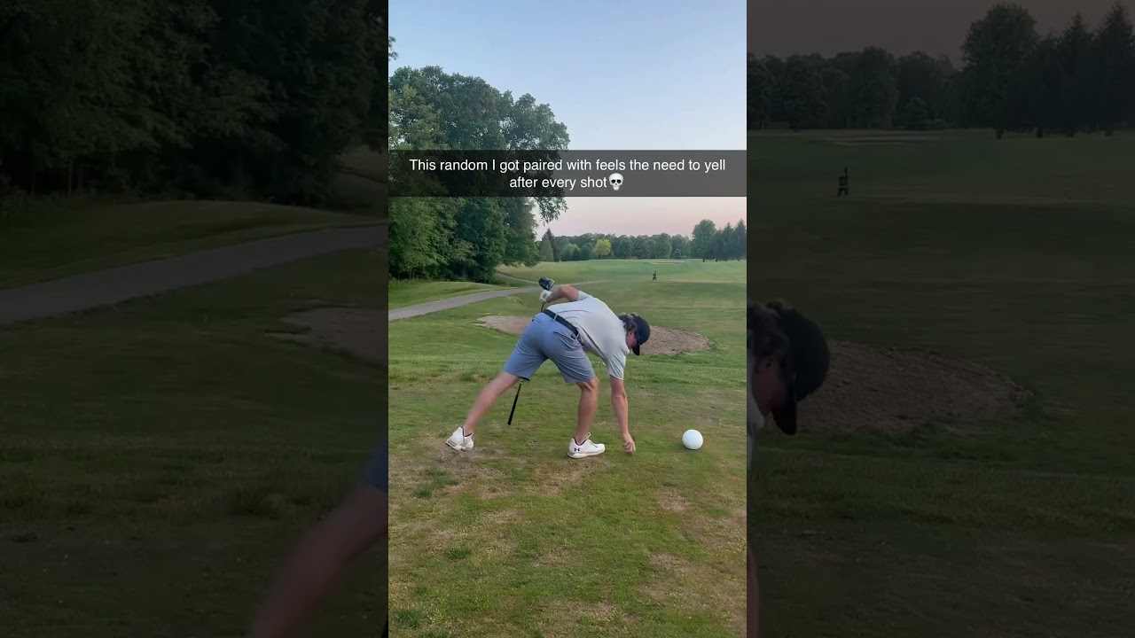 Almost got us kicked off the course😑