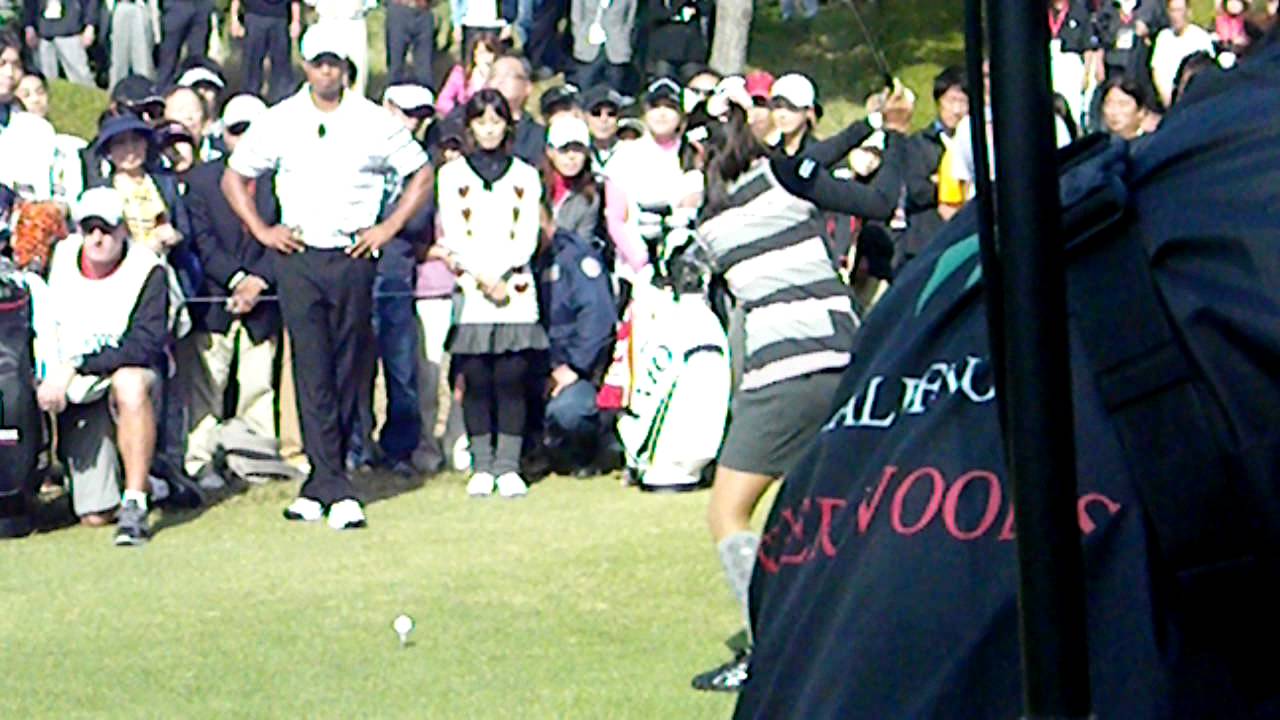 CHALLENGE！タイガーウッズ 2011.11.1 ① ３番ホール