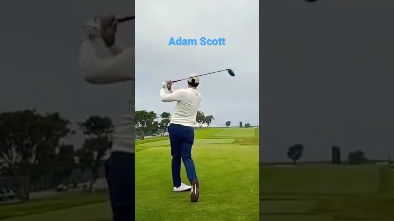 Adam Scott one of the best looking swings on tour!🔥🔥