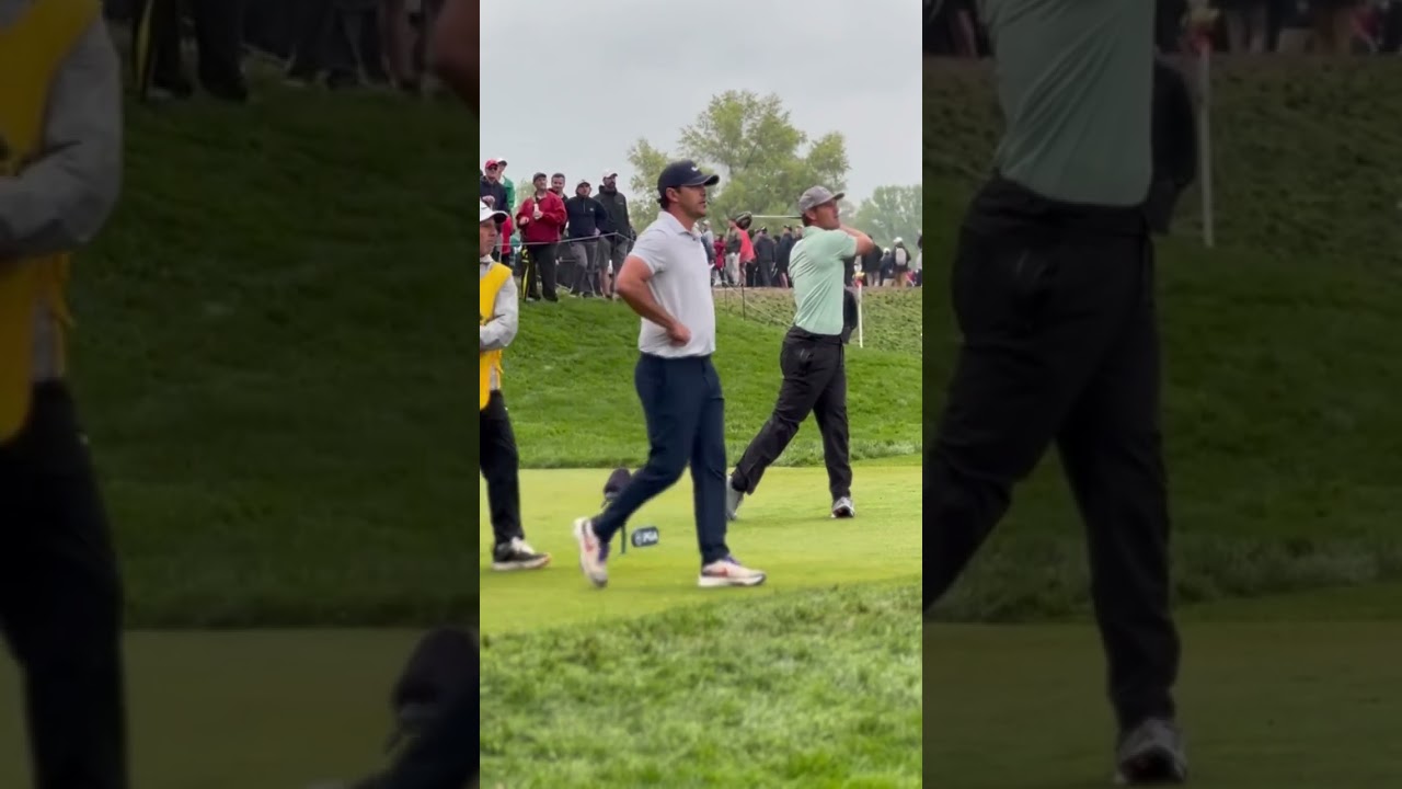 Bryson and Brooks on 14th Tee - 2023 PGA Championship - Round 3