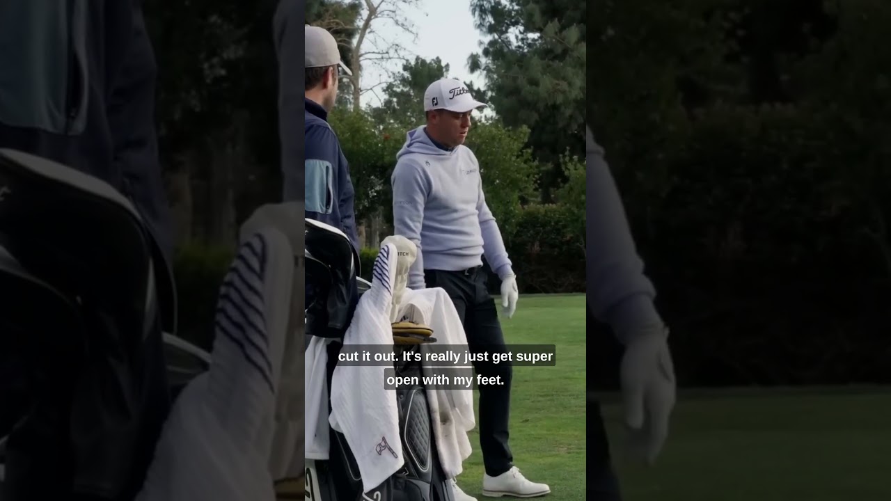 Justin Thomas on Purposely Slicing #justinthomas #golf #shorts