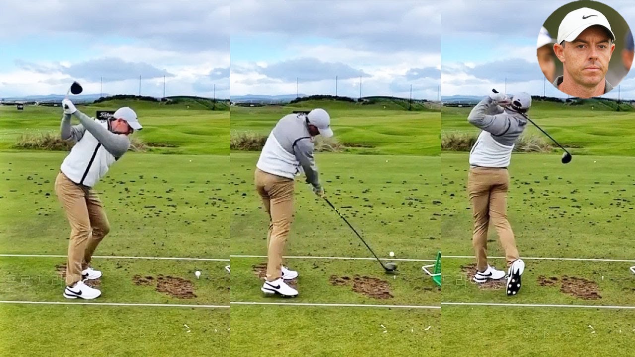 ロリー・マキロイ Rory McIlroy プロゴルファー DRIVER SHOT SLOW MOTION !!!