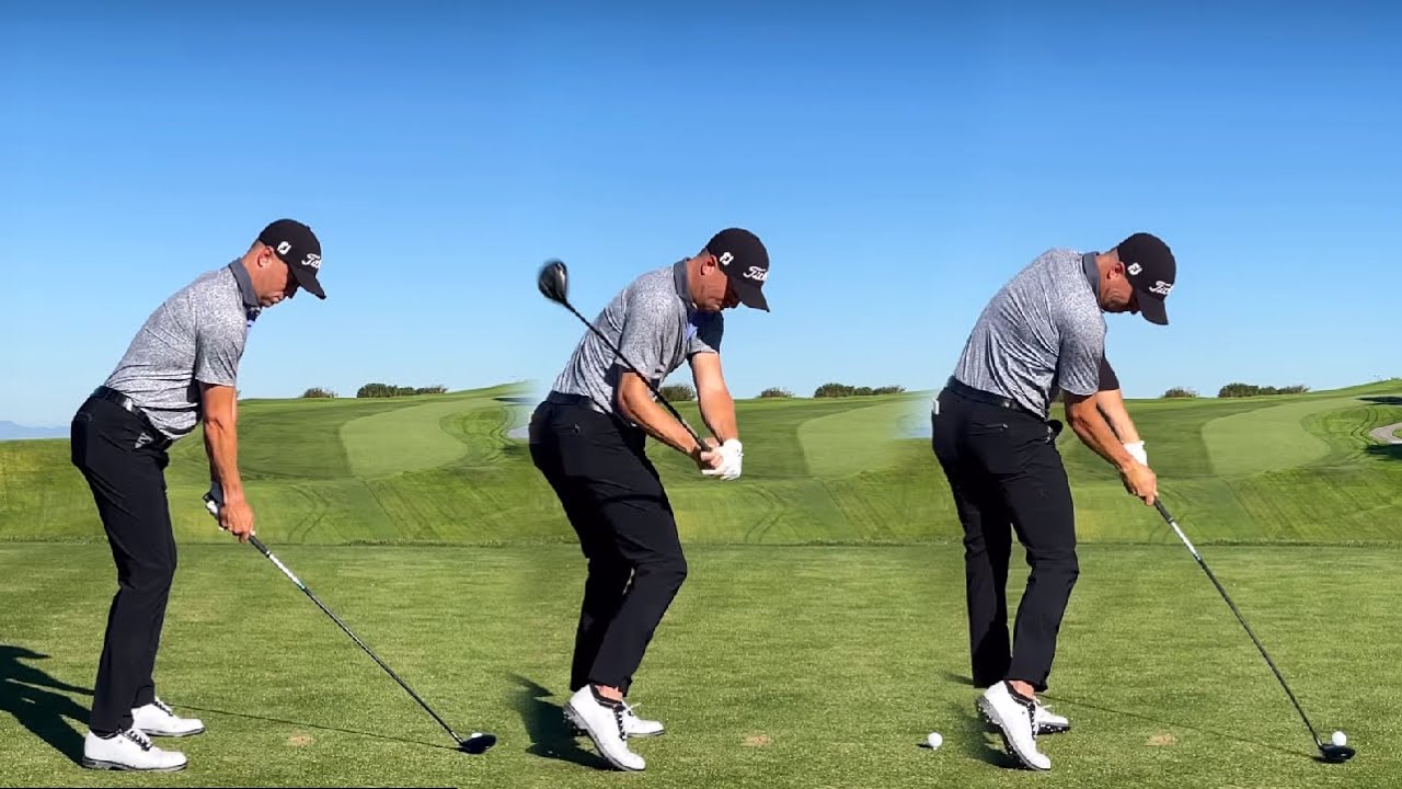 JUSTIN THOMAS GOLF SWING 2022 - IRON + DRIVER - SLOW MOTION