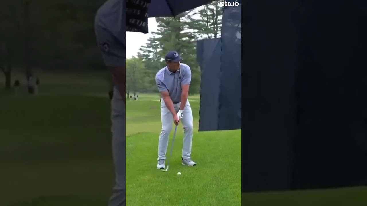 Bryson DeChambeau Overshoots Par 4 With Mini Driver! | 2023 PGA Championship #shorts