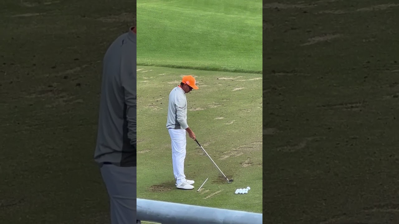 リッキー ファウラー 練習風景