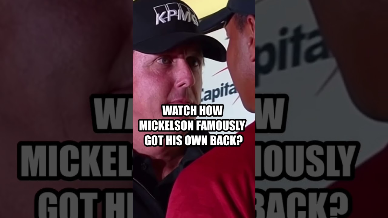 MICKELSON VS TIGER SMACK TALK! 🤬🏌️‍♂️