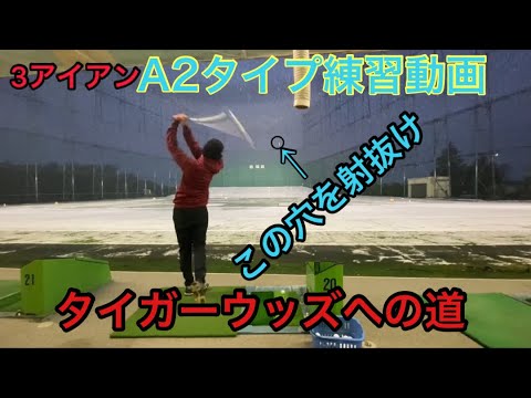 タイガーウッズへの道　　4スタンス理論A2タイプ練習動画
