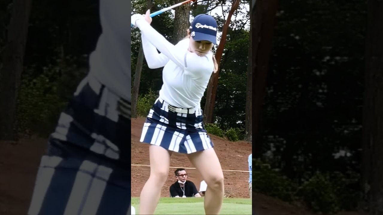 【ドアップ】 山路晶 ゴルフスイング