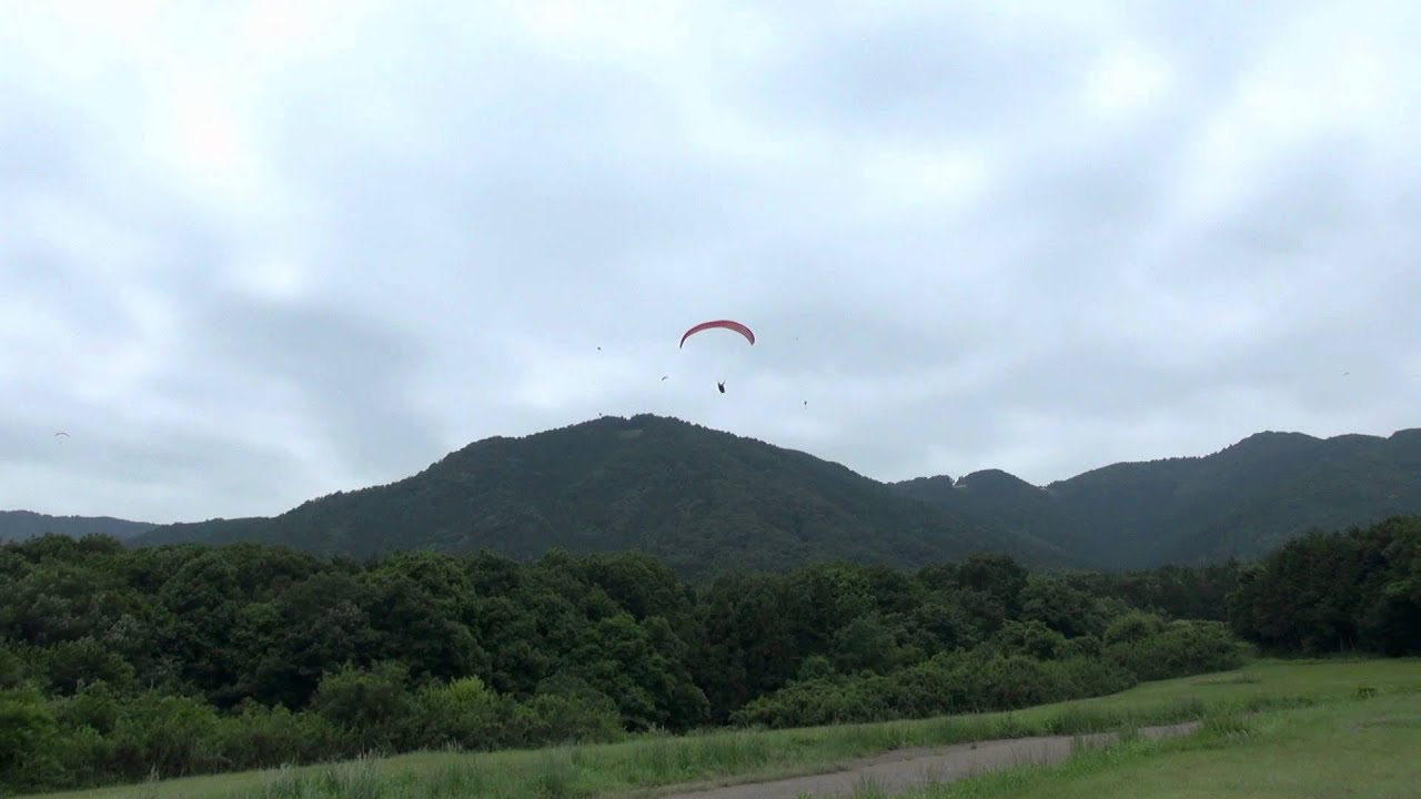 6月14日今日の足尾　小楠さんのフライトです。