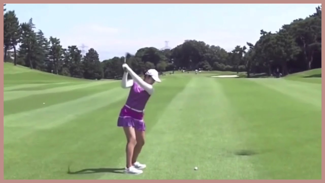 【ゴルフ】 稲見萌寧　スイング