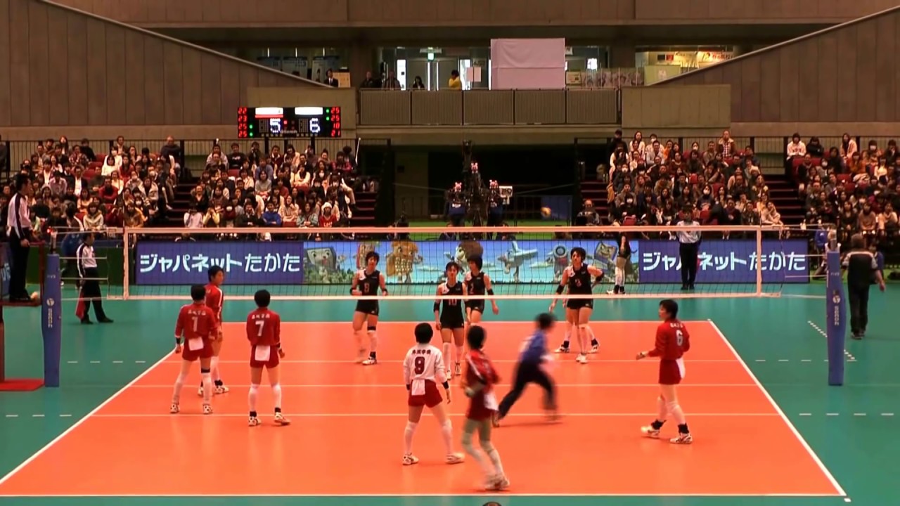 2014　春高バレー　決勝　東九州龍谷vs九州文化　第5セット