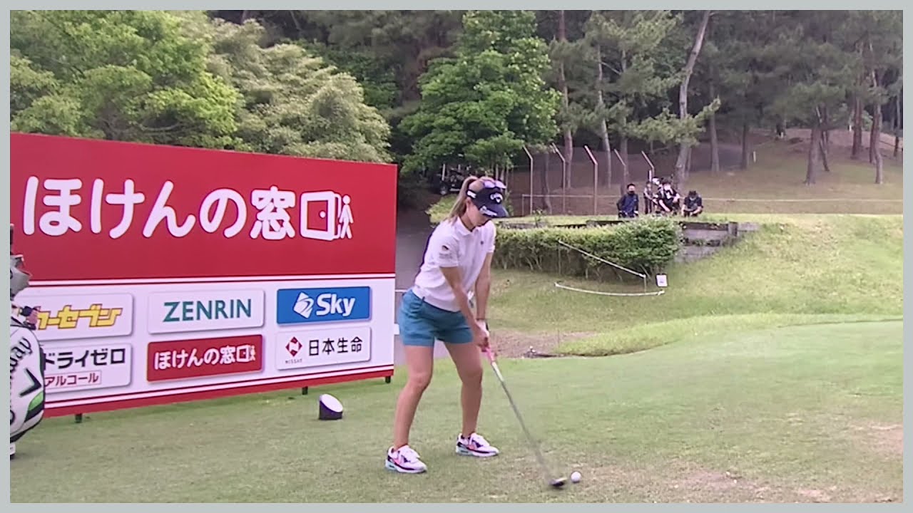 【ゴルフ】 上田桃子　スイング